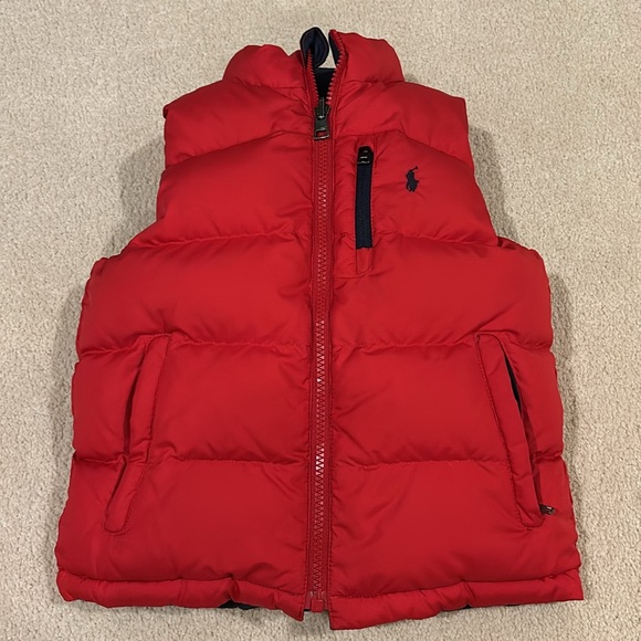 Polo, Ralph Lauren, reversible, puffer vest size 5 - Picture 6 of 7